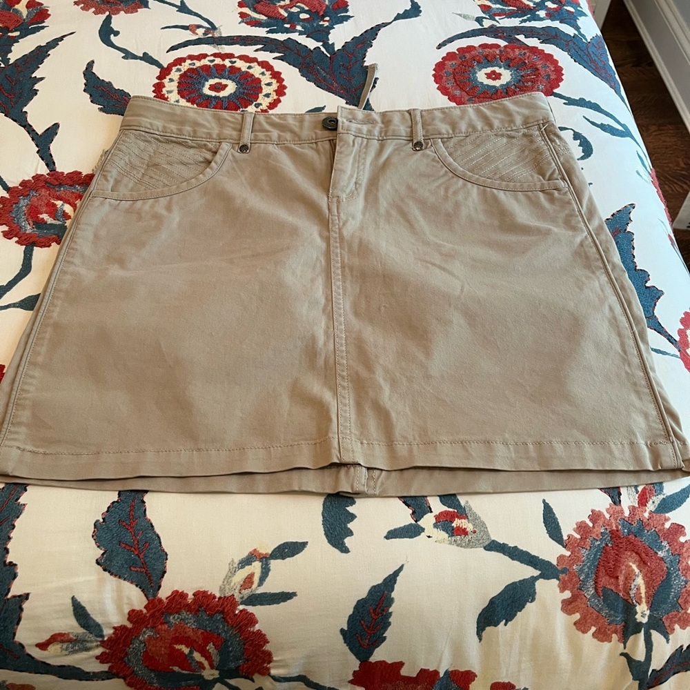 Athleta Tan A-Line Skirt